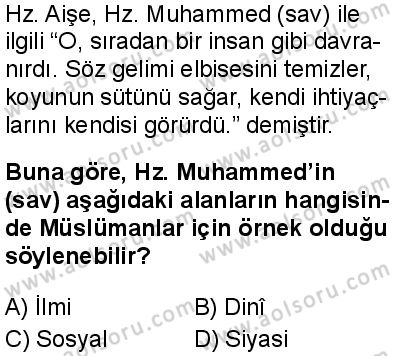 Siyer 2 Dersi 2025-2026 yılı 1. Dönem sınavı 8. Soru