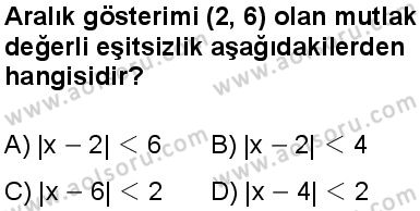 Matematik 1 Dersi 2025-2026 yılı 1. Dönem sınavı 3. Soru