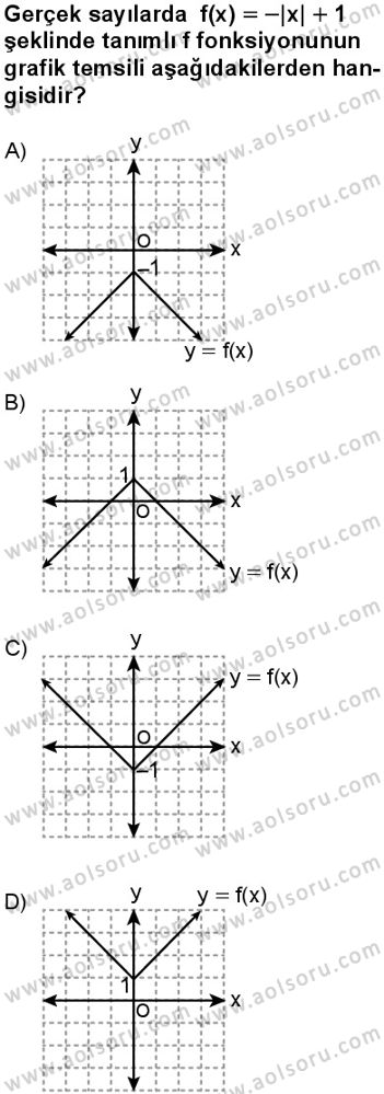 Matematik 1 Dersi 2025-2026 yılı 1. Dönem sınavı 7. Soru