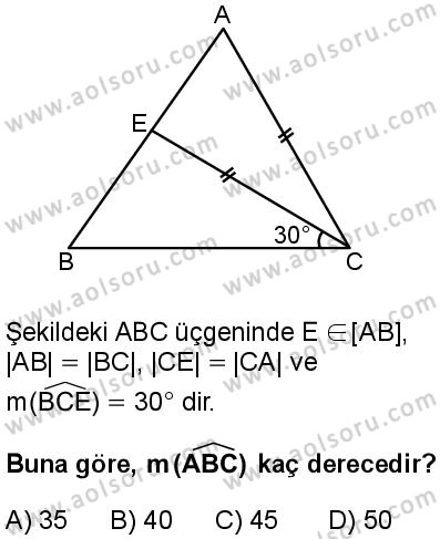 Matematik 1 Dersi 2025-2026 yılı 1. Dönem sınavı 8. Soru