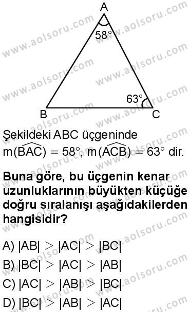 Matematik 1 Dersi 2025-2026 yılı 1. Dönem sınavı 9. Soru