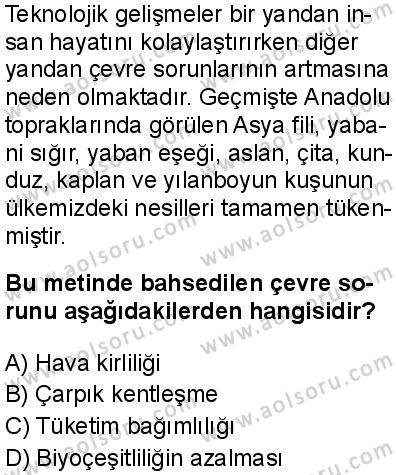 Din Kültürü ve Ahlak Bilgisi 4 Dersi 2025-2026 yılı 1. Dönem sınavı 7. Soru
