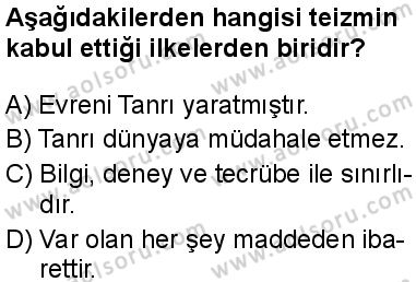 Din Kültürü ve Ahlak Bilgisi 6 Dersi 2025-2026 yılı 1. Dönem sınavı 1. Soru