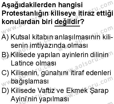 Din Kültürü ve Ahlak Bilgisi 6 Dersi 2025-2026 yılı 1. Dönem sınavı 10. Soru