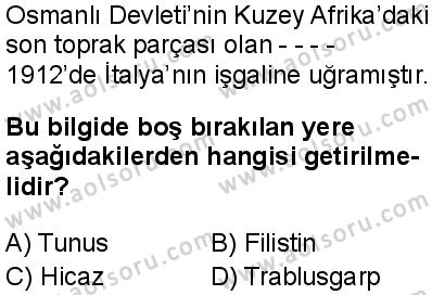 Tarih 6 Dersi 2025-2026 yılı 1. Dönem sınavı 1. Soru