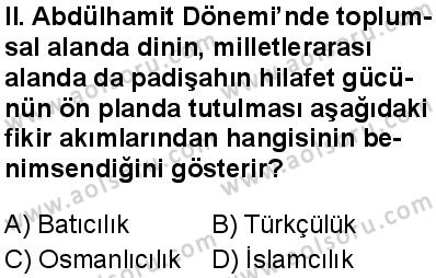 Tarih 6 Dersi 2025-2026 yılı 1. Dönem sınavı 7. Soru