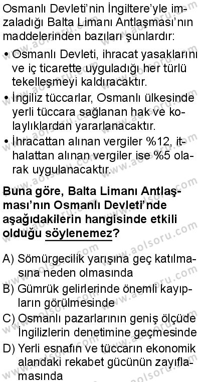 Tarih 6 Dersi 2025-2026 yılı 1. Dönem sınavı 8. Soru