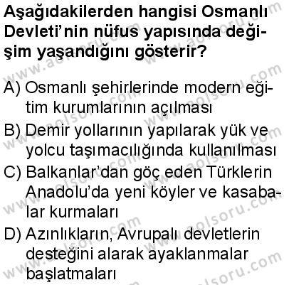 Tarih 6 Dersi 2025-2026 yılı 1. Dönem sınavı 9. Soru