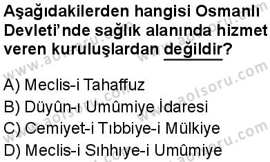 Tarih 6 Dersi 2025-2026 yılı 1. Dönem sınavı 10. Soru