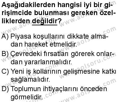 Seçmeli Coğrafya 4 Dersi 2025-2026 yılı 1. Dönem sınavı 6. Soru