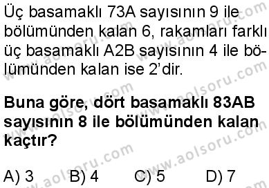 Matematik 3 Dersi 2025-2026 yılı 1. Dönem sınavı 6. Soru
