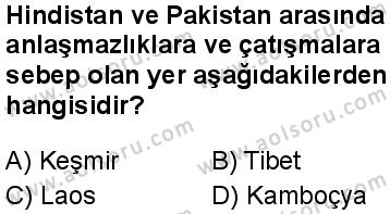 Seçmeli Çağdaş Türk ve Dünyası Tarihi 2 Dersi 2025-2026 yılı 1. Dönem sınavı 2. Soru