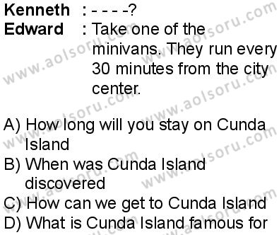 İngilizce 6 Dersi 2025-2026 yılı 1. Dönem sınavı 3. Soru