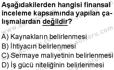 Seçmeli Girişimcilik 2 Dersi 2025-2026 yılı 1. Dönem sınavı 4. Soru