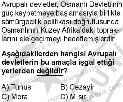 Seçmeli Tarih 2 Dersi 2025-2026 yılı 2. Dönem sınavı 2. Soru