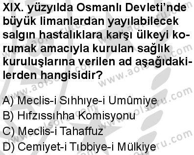 Seçmeli Tarih 2 Dersi 2025-2026 yılı 2. Dönem sınavı 10. Soru