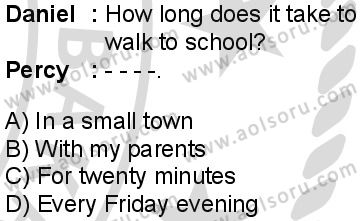 İngilizce 1 Dersi 2025-2026 yılı 2. Dönem sınavı 4. Soru