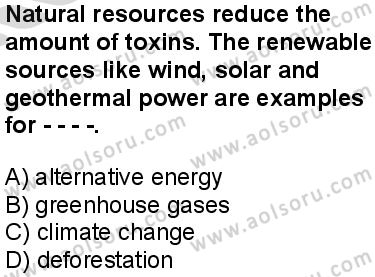 İngilizce 8 Dersi 2025-2026 yılı 2. Dönem sınavı 6. Soru