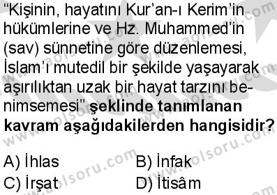 Seçmeli Peygamberimizin Hayatı 7 Dersi 2025-2026 yılı 2. Dönem sınavı 2. Soru