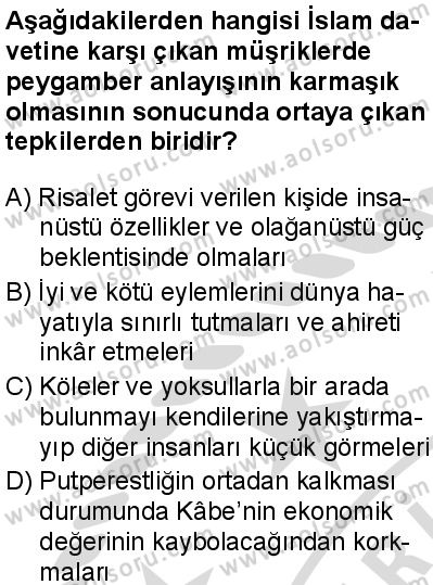 Siyer 1 Dersi 2025-2026 yılı 2. Dönem sınavı 8. Soru