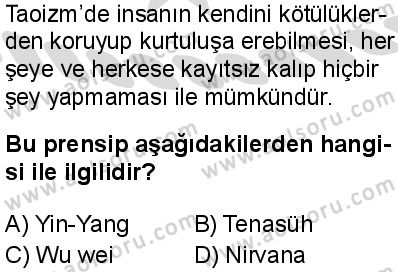 Din Kültürü ve Ahlak Bilgisi 8 Dersi 2025-2026 yılı 2. Dönem sınavı 10. Soru