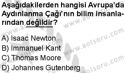 Tarih 5 Dersi 2025-2026 yılı 2. Dönem sınavı 5. Soru