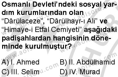 Tarih 5 Dersi 2025-2026 yılı 2. Dönem sınavı 10. Soru