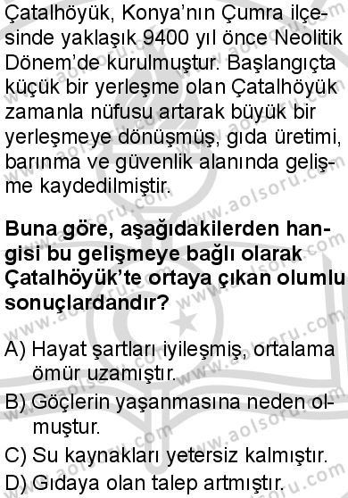 Coğrafya 2 Dersi 2025-2026 yılı 2. Dönem sınavı 2. Soru