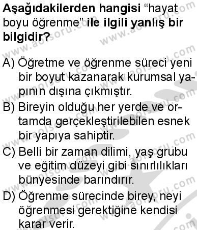 Seçmeli Psikoloji 2 Dersi 2025-2026 yılı 2. Dönem sınavı 6. Soru