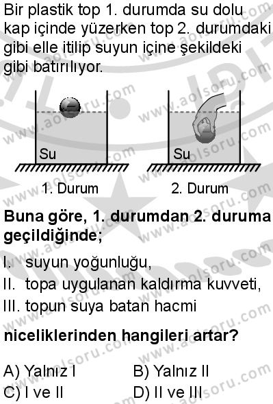 Fizik 2 Dersi 2025-2026 yılı 2. Dönem sınavı 3. Soru