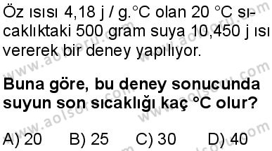 Fizik 2 Dersi 2025-2026 yılı 2. Dönem sınavı 7. Soru