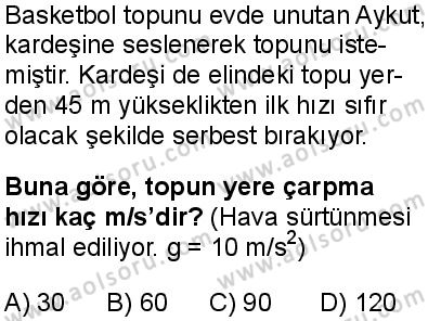 Fizik 3 Dersi 2025-2026 yılı 2. Dönem sınavı 5. Soru