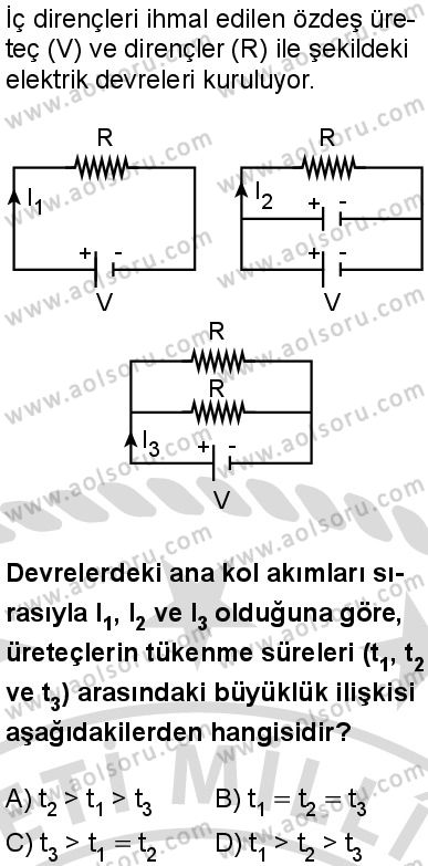 Fizik 4 Dersi 2025-2026 yılı 2. Dönem sınavı 6. Soru