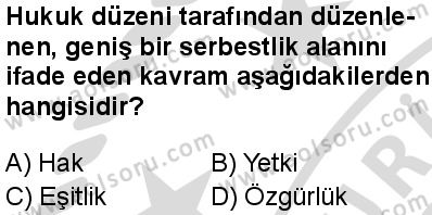 Seçmeli Demokrasi ve İnsan Hakları 1 Dersi 2025-2026 yılı 2. Dönem sınavı 2. Soru