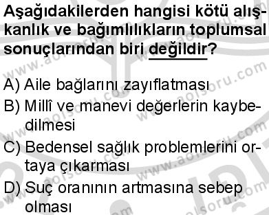 Temel Dini Bilgiler 2 Dersi 2025-2026 yılı 2. Dönem sınavı 10. Soru