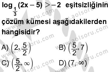 Seçmeli Matematik 3 Dersi 2025-2026 yılı 2. Dönem sınavı 4. Soru