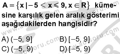 Matematik 1 Dersi 2025-2026 yılı 2. Dönem sınavı 3. Soru