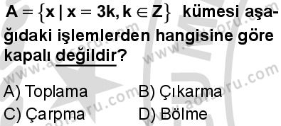 Matematik 1 Dersi 2025-2026 yılı 2. Dönem sınavı 4. Soru
