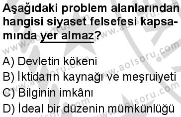 Felsefe 2 Dersi 2025-2026 yılı 2. Dönem sınavı 5. Soru