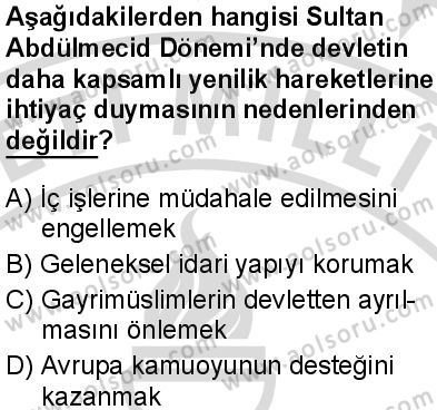 Tarih 6 Dersi 2025-2026 yılı 2. Dönem sınavı 5. Soru