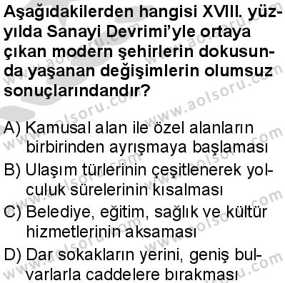 Tarih 6 Dersi 2025-2026 yılı 2. Dönem sınavı 10. Soru