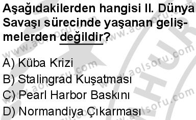 T.C. İnklap Tarihi ve Atatürkçülük 2 Dersi 2025-2026 yılı 2. Dönem sınavı 2. Soru