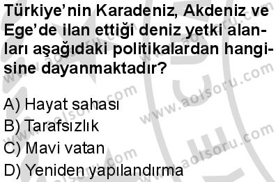 T.C. İnklap Tarihi ve Atatürkçülük 2 Dersi 2025-2026 yılı 2. Dönem sınavı 9. Soru