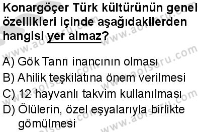 Coğrafya 4 Dersi 2025-2026 yılı 2. Dönem sınavı 9. Soru