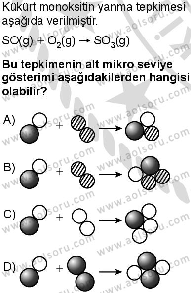 Kimya 3 Dersi 2025-2026 yılı 2. Dönem sınavı 2. Soru