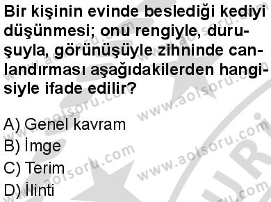 Seçmeli Mantık 1 Dersi 2025-2026 yılı 2. Dönem sınavı 4. Soru