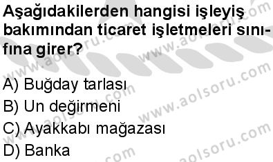 Seçmeli Girişimcilik 2 Dersi 2025-2026 yılı 2. Dönem sınavı 7. Soru