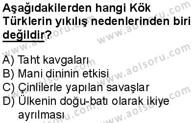 Tarih 1 Dersi 2016-2017 yılı 3. Dönem sınavı 18. Soru Tarih 1 Dersi 2016-2017 yılı 3. Dönem sınavı 18. Soru